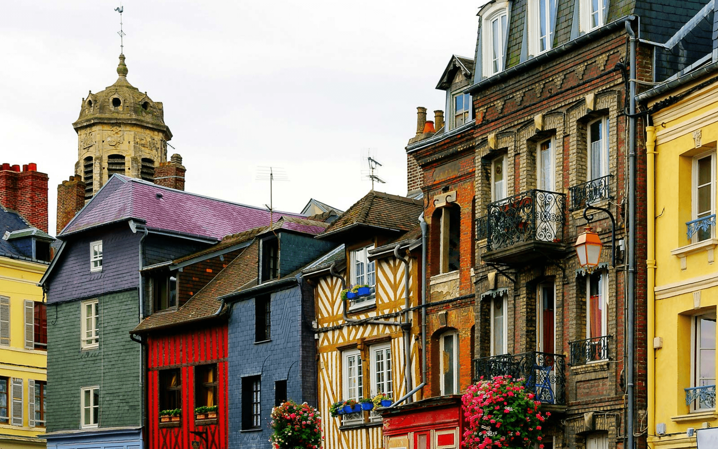 With the camper to Honfleur