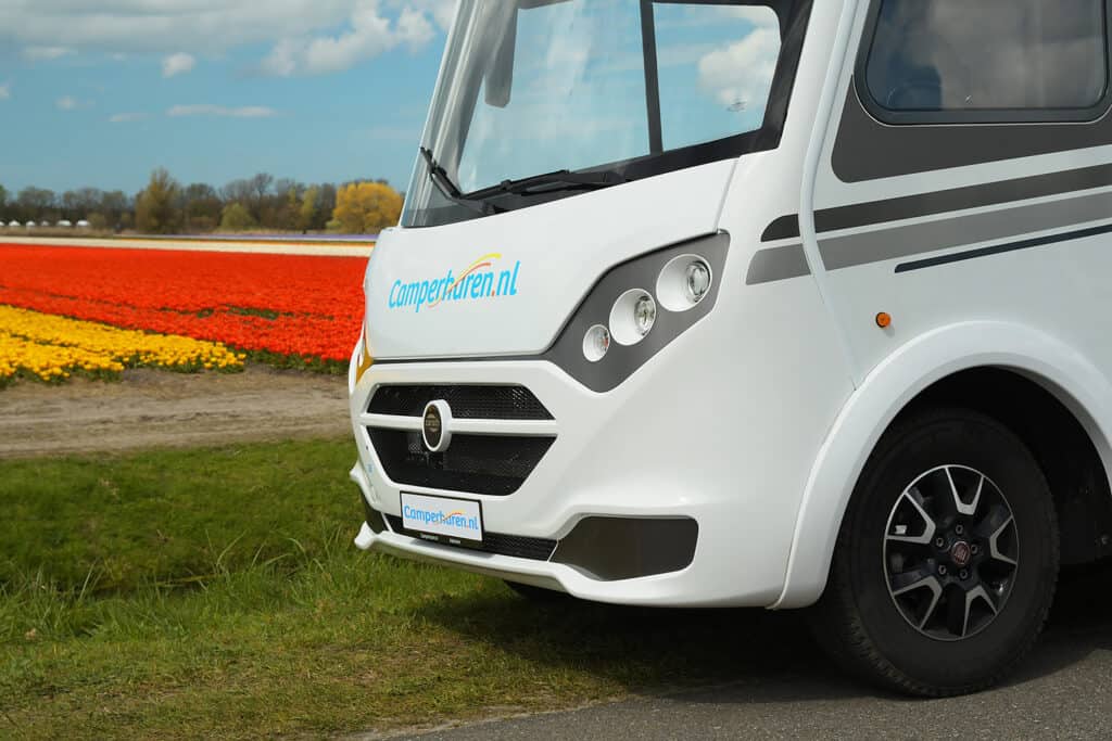 Camper huren bollenvelden